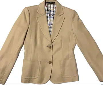 DAKS 닥스 런던 베이지 자켓 S 사이즈 체크 하트 무늬 안감