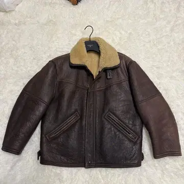 다케오 키쿠치 무스탕 봄버 자켓 B3 빈티지