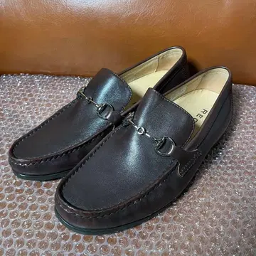 미사용 REGAL 리걸 비트 로퍼 다크 브라운 25cm