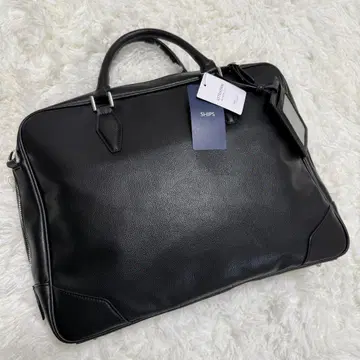 미사용품 SHIPS 쉽스 비즈니스 백 브리프 케이스 블랙 남성용