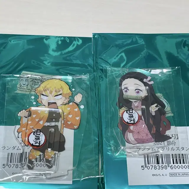 귀멸의 칼날 2021 절분 젠이츠 네즈코 아크릴 스탠드 세트