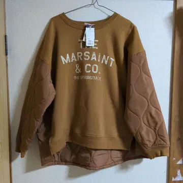 IRIEY 브라운 맨투맨 프리 사이즈 택 포함 새상품