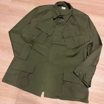 새상품 실물 69년산 정글 퍼티그 자켓 구제 의류 미군 L