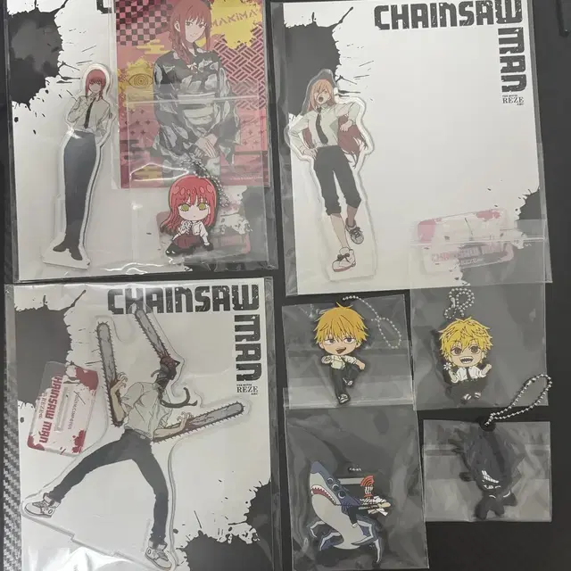(개별 가능)체인소맨 레제 러버참 아크릴스탠드 캔뱃지 등 굿즈 판매