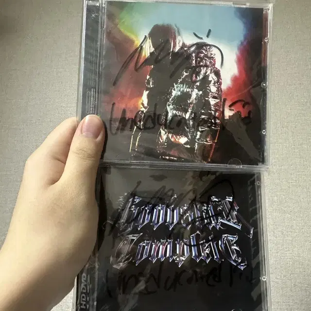 언에듀케이티드키드 친필 사인 앨범 CD 미개봉