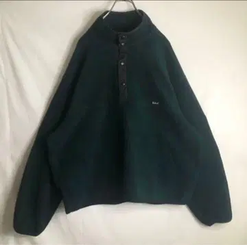 울리치 90s 로고 스냅 버튼 플리스 풀오버 XL 그린