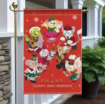 더피 실내외 파티 장식품 정원 장식품 크리스마스 플래그 1개