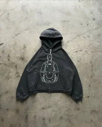 Basketcase PRACTICE zip hoodie L