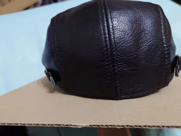 가죽 헌팅모 천연 가죽