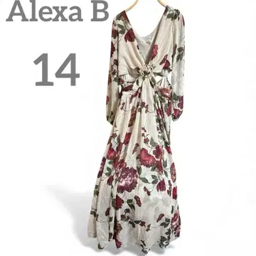 새상품급 Alexa B [14] 플라워 프린트 맥시 드레스