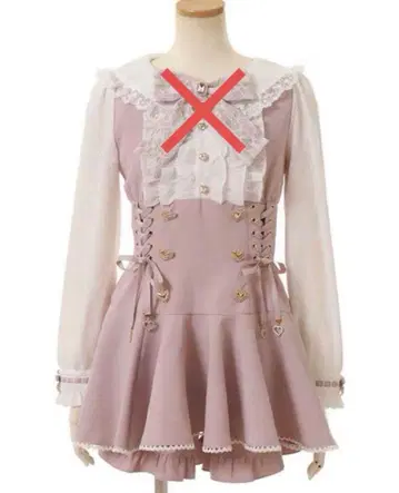 LIZLISA 프릴 리본 셋업