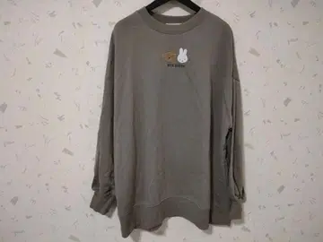 미피 트레이닝복 맨투맨 상의 여성용 긴팔 miffy