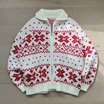 [ ONCILY ] 노르딕 카우친 지퍼 니트