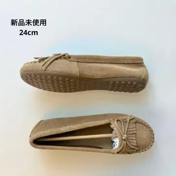 미네통카 Minnetonka 모카신 미사용 새상품 시나몬 24cm