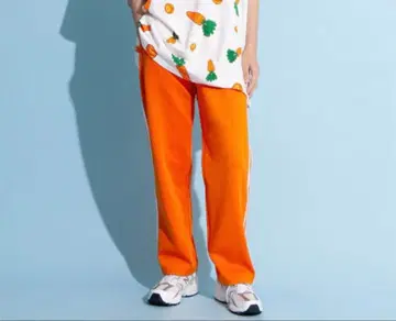 PUNYUS 푸뉴즈 저지 팬츠 오렌지 당근 후드 저지 팬츠