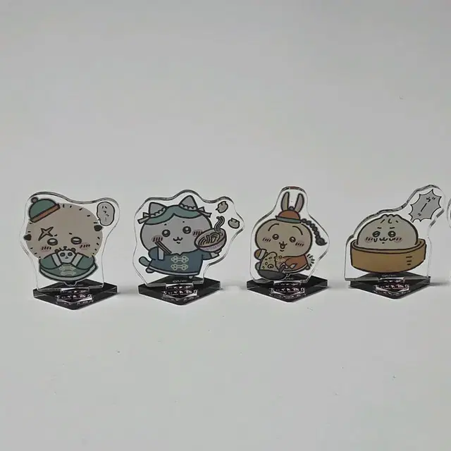 일괄)치이카와 중화반점 아크릴 스탠드 - 랏코 우사기 하치와레 만두