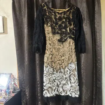 7부 소매 드레스 원피스