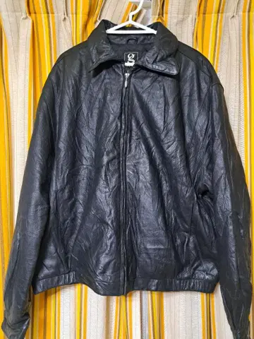 블랙 가죽 자켓