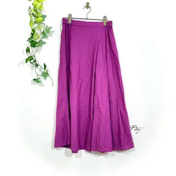 두클라쎄 미 라인 플레어 롱 스커트(11) 맥시 성숙/러블리 퍼플