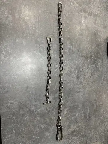 럭키 존 지갑 체인과 팔찌 세트 판매