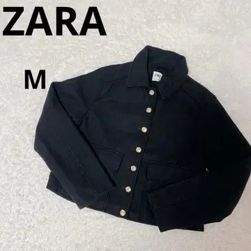 [택 포함 미사용 새상품] ZARA 골드 버튼 숏 자켓