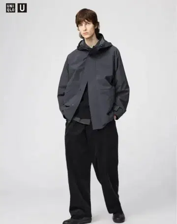 UNIQLO U 코듀로이 유틸리티 팬츠 M 블랙