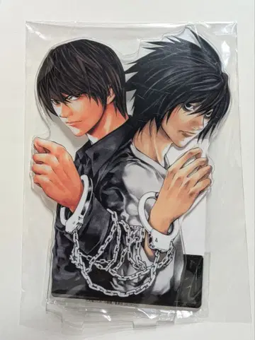 DEATH NOTE 럭키 캔뱃지 BIG 아크릴 야가미 라이토&L 데스노트
