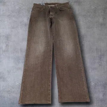 y2k archive edwin brown fade wide denim