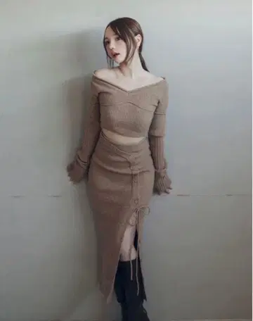 andmary 니키 니트 셋업