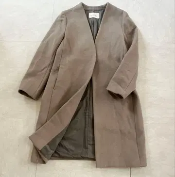 새상품급 green label relaxing 노라펠 코트 빅 사이즈