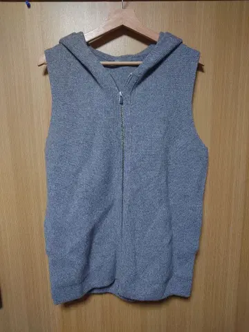 theory luxe 23FW 캐시미어 혼방 니트 후디드 베스트