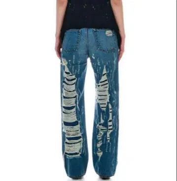 beeden OVER CRUSH SEMI LOOSE DENIM