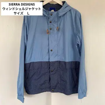 SIERRA DESIGNS 시에라 디자인 윈드쉘 자켓 L 블루