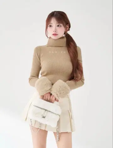 Darich 스무스 퍼 리브 니트탑