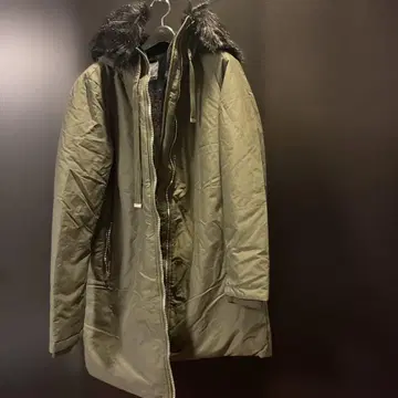 ZARA BASIC 모즈 코트 올리브 그린