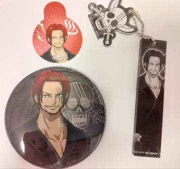 원피스 극락탕 샹크스 캔뱃지 아크릴 스탠드 키링 페이퍼