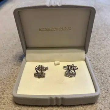 미야모토 상행 커프스 단추 실버 은 궁내청 어용품