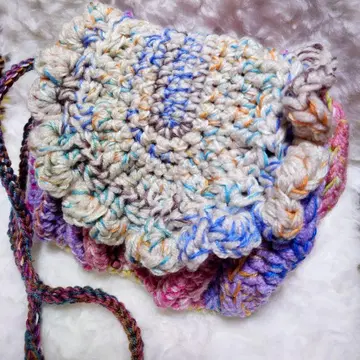 컬러풀 프릴 쉘 백