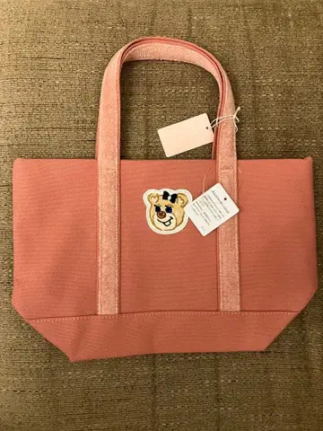 러브러리 바이 페이러 올드 테디 토트백 스몰(L) 핑크