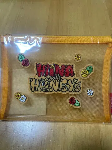 HANA with HONEYS 메쉬 파우치 팬미