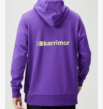 칼리머 미사용 새상품 퍼플 후드 맨투맨 사이즈 XL