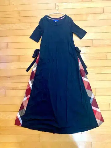 BLUE LABEL CRESTBRIDGE 반팔 롱 원피스 38