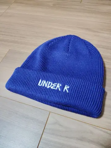 UNDER R 니트 모자 네이비