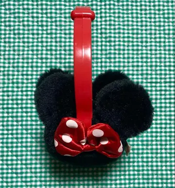 미니 귀도리 귀마개 리본 블랙 디즈니