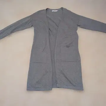 MOUSSY 그레이 롱 기장 가디건 프리 사이즈