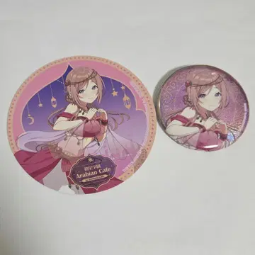 리나미 코스터 캔뱃지 아라비안 아니카페 학마스