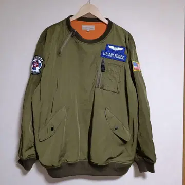 ALPHA MA-1 하프 지퍼