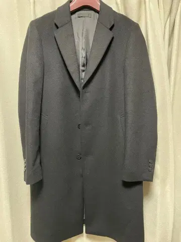 울 캐시미어 체스터 코트