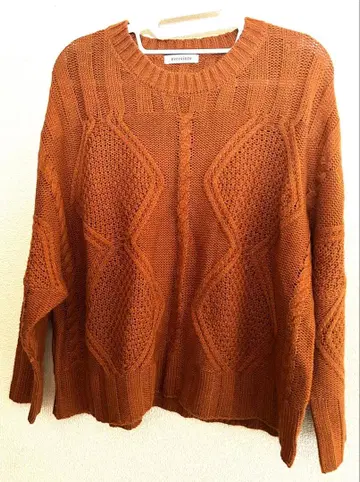 eversince 가을/겨울 니트 테라코타 브라운