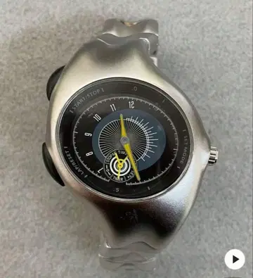 실버 비즈니스 스타일 시계 다이얼 직경 4.1cm